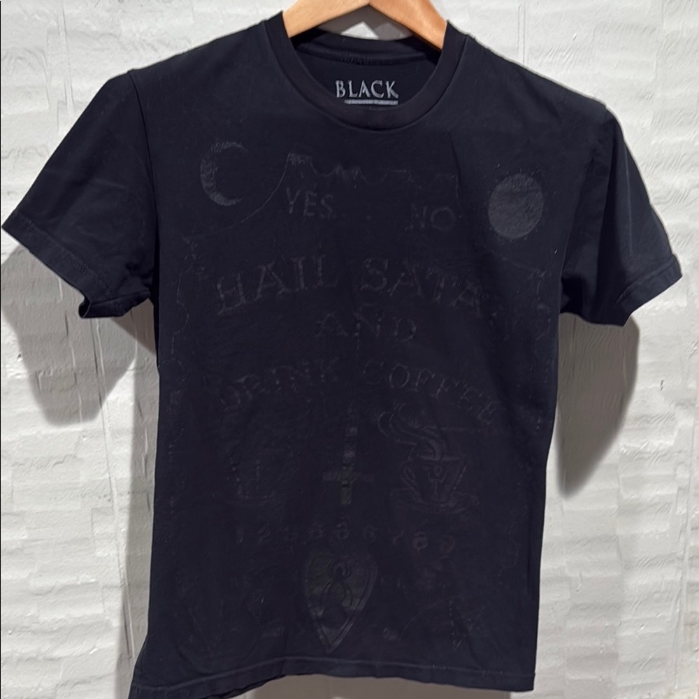 HAIL SATAN & Drink Coffee Short Sleeve Tee XS